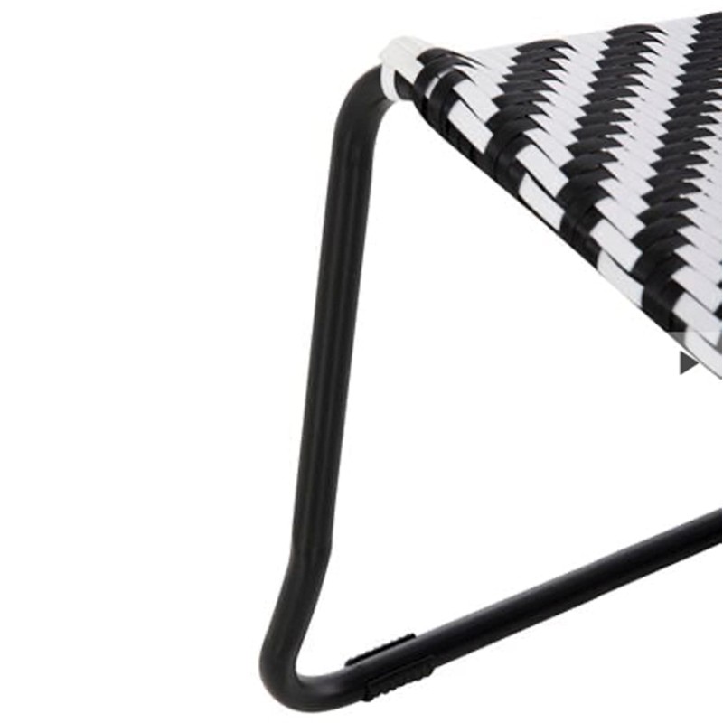 ΣΕΤ LOUNGE 3TMX ΕΞ.ΧΩΡΟΥ ART MAISON BEWEAR ΜΕΤΑΛΛΟ ΚΑΙ ΣΥΝΘ.RATTAN ΣΕ ΛΕΥΚΟ-ΜΑΥΡΟ