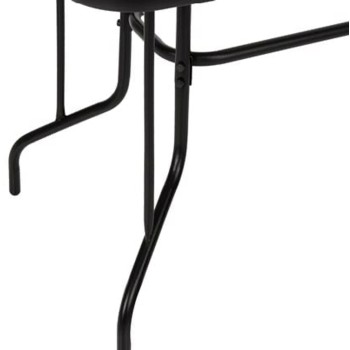 ΣΕΤ ΤΡΑΠΕΖΑΡΙΑΣ 5ΤΜΧ ART MAISON BINACLE ΜΕΤΑΛΛΙΚO ΜΕ 4 ΚΑΡΕΚΛΕΣ & ΤΡΑΠΕΖΙ 110x60 ΜΑΥΡΟ