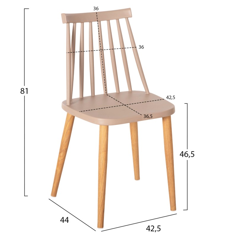 ΣΕΤ ΤΡΑΠΕΖΑΡΙΑΣ 5ΤΜΧ ART MAISON GYOGYO MDF TOP ΣΕ ΦΥΣΙΚΟ-ΣΚΕΛΕΤΟΣ ΣΕ ΦΥΣΙΚΟ