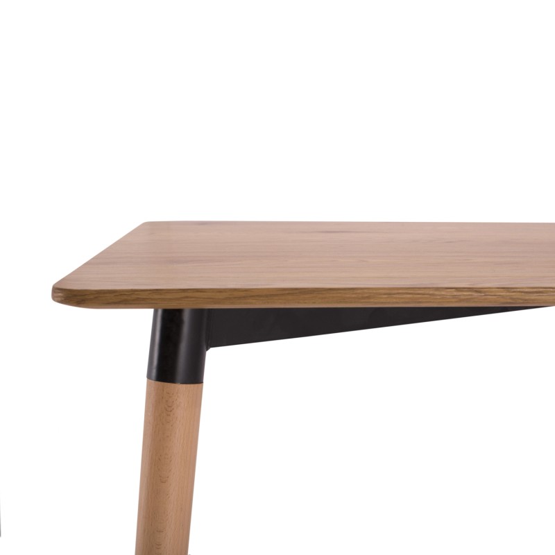 ΣΕΤ ΤΡΑΠΕΖΑΡΙΑΣ 5ΤΜΧ ART MAISON GURUTARO MDF TOP-ΞΥΛΟ ΟΞΙΑΣ & PAPER ROPE ΣΕ ΦΥΣΙΚΟ