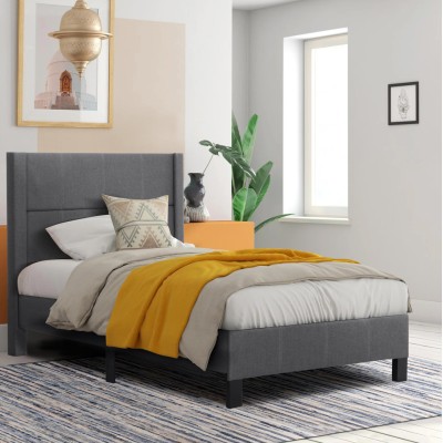 ΚΡΕΒΑΤΙ ART MAISON CINCCINO ΓΚΡΙ ΥΦΑΣΜΑ ΓΙΑ ΜΟΝΟ ΣΤΡΩΜΑ 120X200εκ. ΚΡΕΒΑΤΙ ART MAISON CINCCINO ΓΚΡΙ ΥΦΑΣΜΑ ΓΙΑ ΜΟΝΟ ΣΤΡΩΜΑ 120X200εκ.