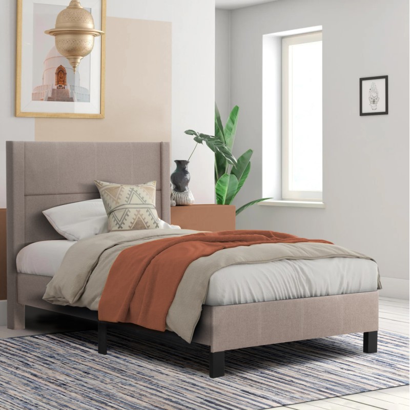 ΚΡΕΒΑΤΙ ART MAISON CINCCINO ΜΠΕΖ ΥΦΑΣΜΑ ΓΙΑ ΜΟΝΟ ΣΤΡΩΜΑ 120X200εκ. ΚΡΕΒΑΤΙ ART MAISON CINCCINO ΜΠΕΖ ΥΦΑΣΜΑ ΓΙΑ ΜΟΝΟ ΣΤΡΩΜΑ 120X200εκ.