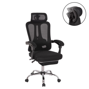 ΚΑΡΕΚΛΑ ΓΡΑΦΕΙΟΥ ART MAISON ENAMORUS ΜΑΥΡΟ MESH-ΜΑΥΡΟΣ ΣΚΕΛΕΤΟΣ NYLON 61x62x123Υ