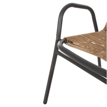 ΣΕΤ ΤΡΑΠΕΖΑΡΙΑΣ 5ΤΜΧ ART MAISON GORISHIRO ΚΑΡΕΚΛΕΣ ΜΕΤΑΛ. & ΤΡΑΠΕΖΙ 110x60 ΓΚΡΙ-ΦΥΣΙΚΟ