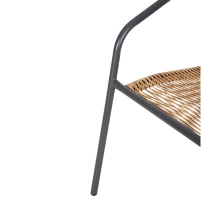 ΣΕΤ ΤΡΑΠΕΖΑΡΙΑΣ 5ΤΜΧ ART MAISON GONBE ΚΑΡΕΚΛΕΣ ΜΕΤΑΛ.& ΤΡΑΠΕΖΙ 110x60 ΓΚΡΙ-ΦΥΣΙΚΟ