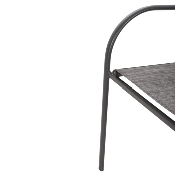 ΣΕΤ ΤΡΑΠΕΖΑΡΙΑΣ 5ΤΜΧ ART MAISON GOMORRAH ΤΡΑΠΕΖΙ & 4 ΠΟΛΥΘΡΟΝΕΣ ΣΕ ΓΚΡΙ