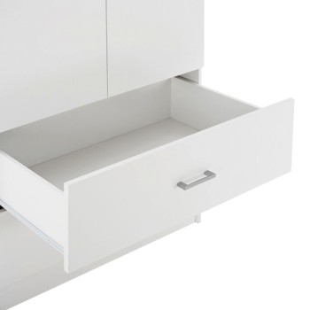 ΝΤΟΥΛΑΠΑ 4ΦΥΛΛΗ ART MAISON DIDIT ME 4 ΣΥΡΤΑΡΙΑ ΜΕΛΑΜΙΝΗ ΣΕ ΛΕΥΚΟ 160x42,5x180,5Υεκ