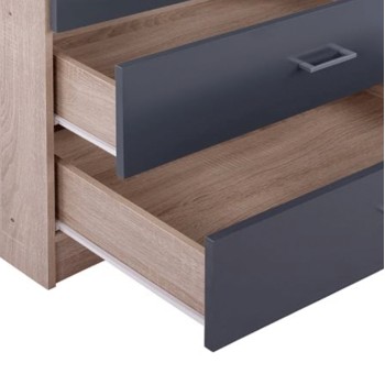 ΝΤΟΥΛΑΠΑ 4ΦΥΛΛΗ ART MAISON DIDIT ME 4 ΣΥΡΤΑΡΙΑ ΜΕΛΑΜΙΝΗ ΓΚΡΙ-SONAMA 160x42x180Υεκ