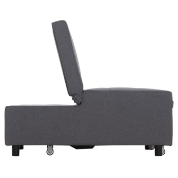 ΠΟΛΥΘΡΟΝΑ-ΚΡΕΒΑΤΙ ART MAISON AEGIR ΓΚΡΙ ΥΦΑΣΜΑ 75x106x89Υεκ.