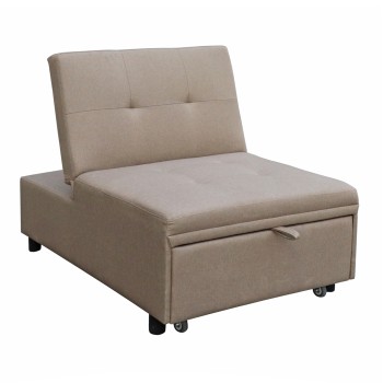 ΠΟΛΥΘΡΟΝΑ-ΚΡΕΒΑΤΙ ART MAISON AEGIR ΜΠΕΖ ΥΦΑΣΜΑ 75x106x89Υεκ.