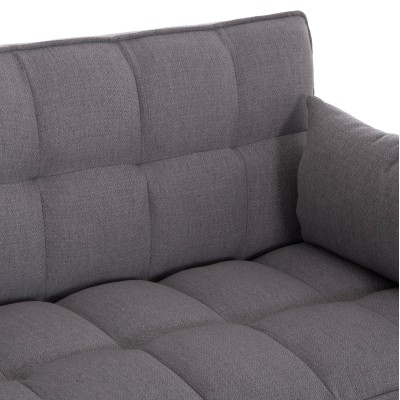 ΚΑΝΑΠΕΣ ΚΡΕΒΑΤΙ 2-ΘΕΣΙΟΣ ART MAISON AGEHA ΓΚΡΙ ΥΦΑΣΜΑ 142x94x78Υεκ