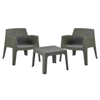ΣΕΤ LOUNGE 3ΤΜΧ ART MAISON GISMONDA DARK OLIVE GREEN ΠΟΛΥΠΡΟΠΥΛΕΝΙΟ