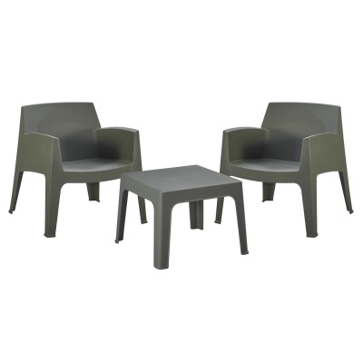 ΣΕΤ LOUNGE 3ΤΜΧ ART MAISON GISMONDA DARK OLIVE GREEN ΠΟΛΥΠΡΟΠΥΛΕΝΙΟ