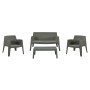 ΣΕΤ LOUNGE 4ΤΜΧ ART MAISON ZEBSTRIKA DARK OLIVE GREEN ΠΟΛΥΠΡΟΠΥΛΕΝΙΟ