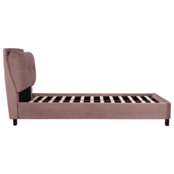 ΚΡΕΒΑΤΙ ΜΕ ΣΤΡΩΜΑ ART MAISON  ΣΑΠΙΟ ΜΗΛΟ ΒΕΛΟΥΔΟ--ΓΙΑ 90x200εκ