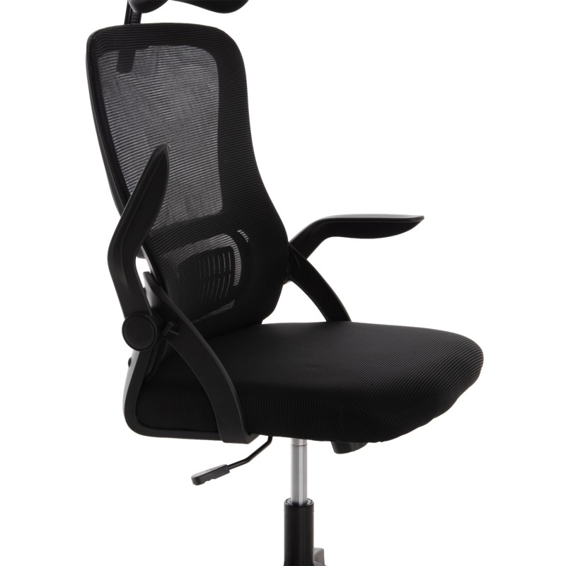 ΚΑΡΕΚΛΑ ΓΡΑΦΕΙΟΥ ART MAISON KUZAN ΜΑΥΡΟ MESH-ΜΑΥΡΟΣ ΣΚΕΛΕΤΟΣ NYLON 60,5x47x85,5Υεκ.