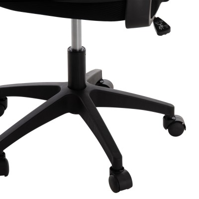 ΚΑΡΕΚΛΑ ΓΡΑΦΕΙΟΥ ART MAISON KUZAN ΜΑΥΡΟ MESH-ΜΑΥΡΟΣ ΣΚΕΛΕΤΟΣ NYLON 60,5x47x85,5Υεκ.