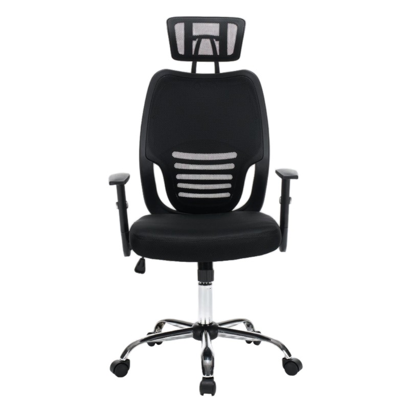 ΚΑΡΕΚΛΑ ΓΡΑΦΕΙΟΥ ART MAISON KUROSAWA ΜΑΥΡΟ MESH--ΒΑΣΗ ΧΡΩΜΙΟΥ 63x64x122Υεκ.