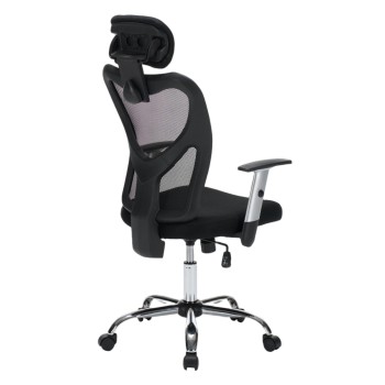 ΚΑΡΕΚΛΑ ΓΡΑΦΕΙΟΥ ART MAISON KUROBI ΜΑΥΡΟΣ ΣΚΕΛΕΤΟΣ-ΜΑΥΡΟ MESH 63x61x125Υεκ