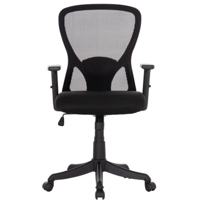 ΚΑΡΕΚΛΑ ΓΡΑΦΕΙΟΥ ART MAISON KUROKOMA ΜΑΥΡΟΣ ΣΚΕΛΕΤΟΣ--ΜΑΥΡΟ MESH 63x60x100-110Υεκ.