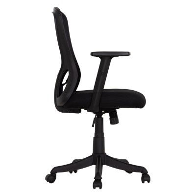 ΚΑΡΕΚΛΑ ΓΡΑΦΕΙΟΥ ART MAISON KUROKOMA ΜΑΥΡΟΣ ΣΚΕΛΕΤΟΣ--ΜΑΥΡΟ MESH 63x60x100-110Υεκ.