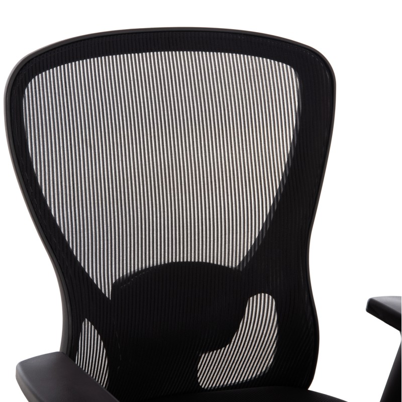 ΚΑΡΕΚΛΑ ΓΡΑΦΕΙΟΥ ART MAISON KUROKOMA ΜΑΥΡΟΣ ΣΚΕΛΕΤΟΣ--ΜΑΥΡΟ MESH 63x60x100-110Υεκ.