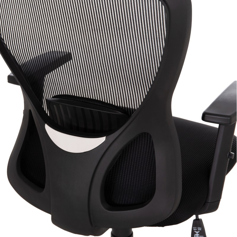 ΚΑΡΕΚΛΑ ΓΡΑΦΕΙΟΥ ART MAISON KUROKOMA ΜΑΥΡΟΣ ΣΚΕΛΕΤΟΣ--ΜΑΥΡΟ MESH 63x60x100-110Υεκ.