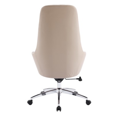 ΚΑΡΕΚΛΑ ΓΡΑΦΕΙΟΥ ART MAISON KUMASHI ΜΠΕΖ PU ΔΕΡΜΑ--ΒΑΣΗ ΧΡΩΜΙΟΥ 67x67x126Υεκ