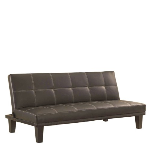 Καναπές Κρεβάτι Τριθέσιος Art Maison Woodford - Brown PU (180x100x76cm)
