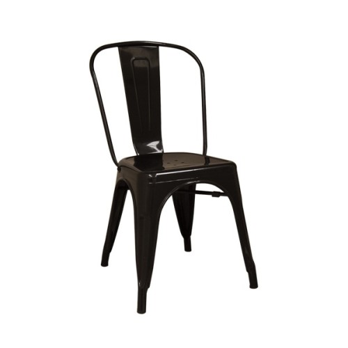 Καρέκλα Στοιβαζόμενη Art Maison Billingham - Black (45x51x85cm)