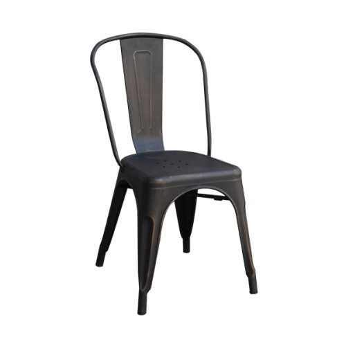 Καρέκλα Στοιβαζόμενη Art Maison Billingham - Black Antique  (45x51x85cm)