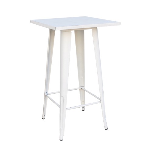 Τραπέζι Μπαρ Art Maison Billingham - White (60x60x101cm)