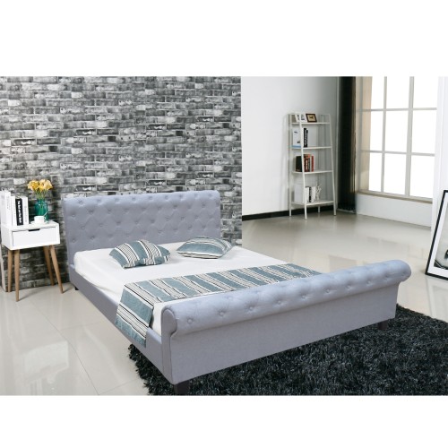 Κρεβάτι Art Maison Wem - Gray (Για Στρώμα 160x200cm)