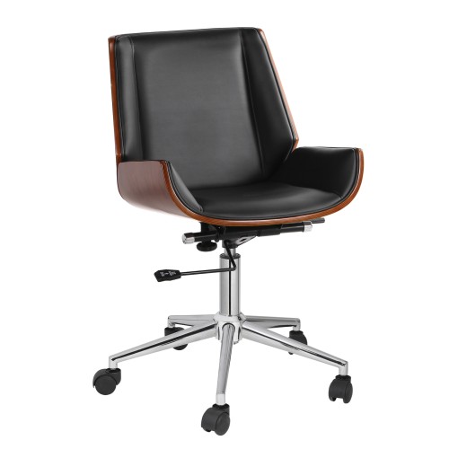Καρέκλα γραφείου Art Maison Beaminster - Walnut Black (65x66x87/95cm)