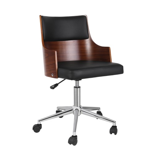 Καρέκλα γραφείου Art Maison Beaminster - Walnut Black (58x58x78/90cm)