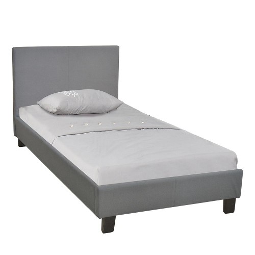 Κρεβάτι Art Maison Oxfordshire - Gray (Για στρώμα 90x190cm)