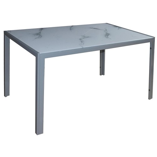 Τραπέζι Τραπεζαρίας Art Maison Beckenham - Gray White (140x80x75cm)