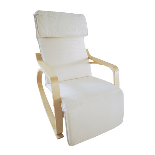 Πολυθρόνα Relax Art Maison Ashbourne - White (67x127x90cm)