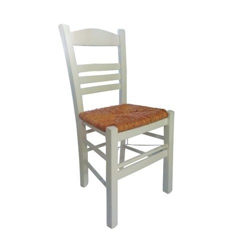 Καρέκλα Καφενείου Art Maison Bacup - White Ψάθα (41x45x88cm)
