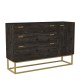 Συρταριέρα Art Maison Limeuil - Wenge Gold (120x37x80cm)