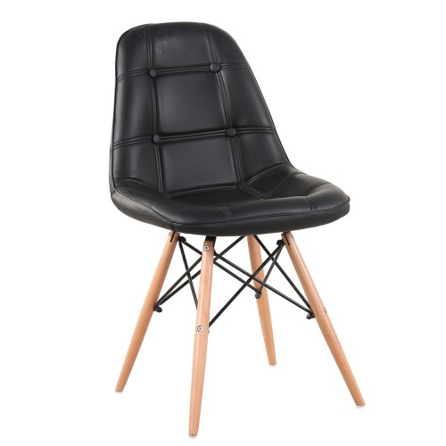 Καρέκλα Art Maison Fresnay - Black Natural (44x52.5x84cm)