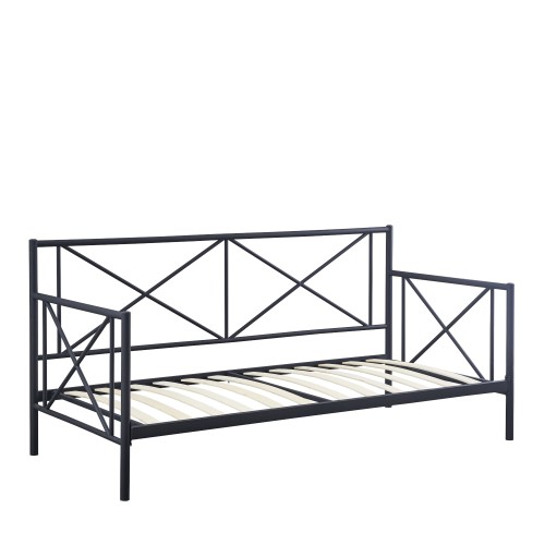 Κρεβάτι Μονό Art Maison Soreze - Black (Για Στρώμα 90x200cm)