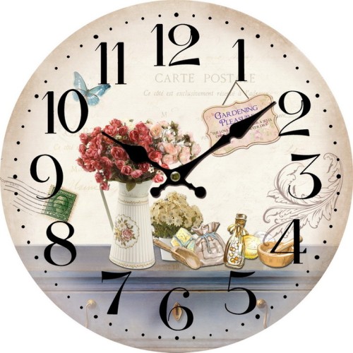 Ρολόι Τοίχου Art Maison Gardener -  (Φ34x3.8cm)