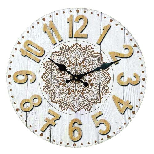 Ρολόι Τοίχου Art Maison Verdi - (Φ34x3.8cm)