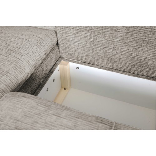 Καναπές Κρεβάτι Γωνιακός Αριστερή Γωνία Art Maison Bordeaux - Light Gray (263x168x84cm)