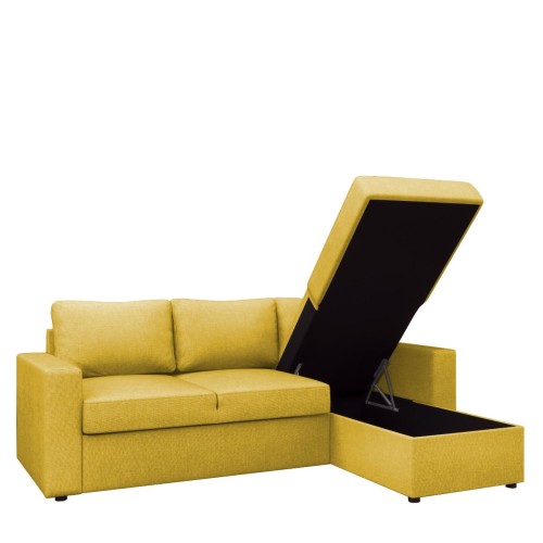 Καναπές Κρεβάτι Γωνιακός Art Maison Nice - Yellow (220x155x81cm)