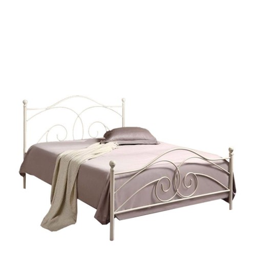 Κρεβάτι Διπλό Art Maison Sospel - White (Για Στρώμα 150x200cm)