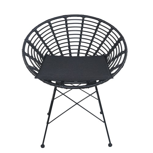 Καρέκλα Κήπου Art Maison Labeaume - Black (72x62x78cm)