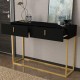 Κονσόλα Art Maison Limeuil - Gold Black (120x37x84cm)