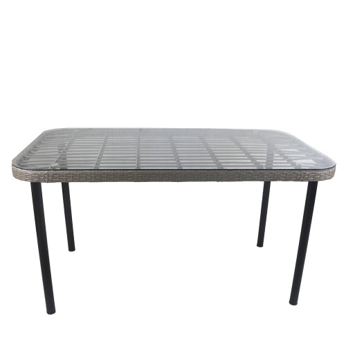 Τραπέζι Κήπου Art Maison Charmant - Gray Glass (160x90x73cm)